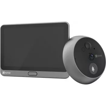 Ezviz CS-CP4 2MP Wi-Fi Digital Door Viewer ar 4.3 collu ekrānu, sudraba