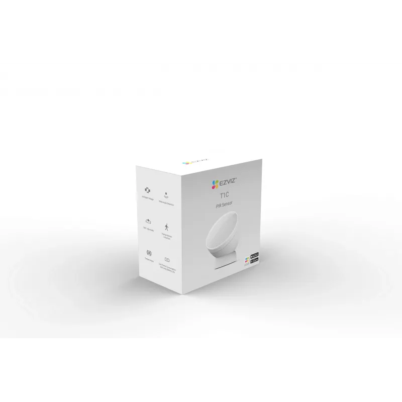 EZVIZ CS-T1C bezvadu PIR kustības sensors, Zigbee 3.0, 12 m diapazons, balts