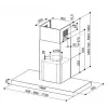 Faber Stilo Comfort BK Matt A90 90cm Sienas Tvaika Nosūcējs, Melns Matēts, 670m³/h