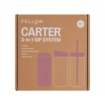 Fellow Carter Move Mug 3-in-1 473 ml Termokrūze ar 3 Vāciņiem Powder Pink