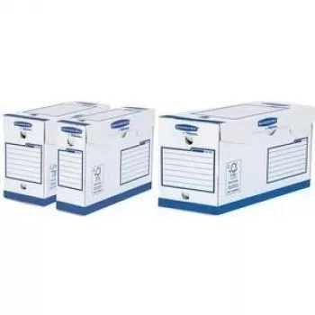 Fellowes Bankers Box Basic Heavy Duty A4+ arhīva kaste, zila, 100% pārstrādāts kartons, FSC sertificēta 4472902