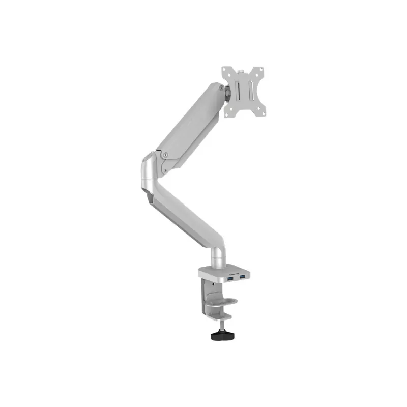 Fellowes Platinum Series Monitor Mount - Adjustable Arm - Aluminium - Silver - Screen Size up to 68,6 cm (27 inch)