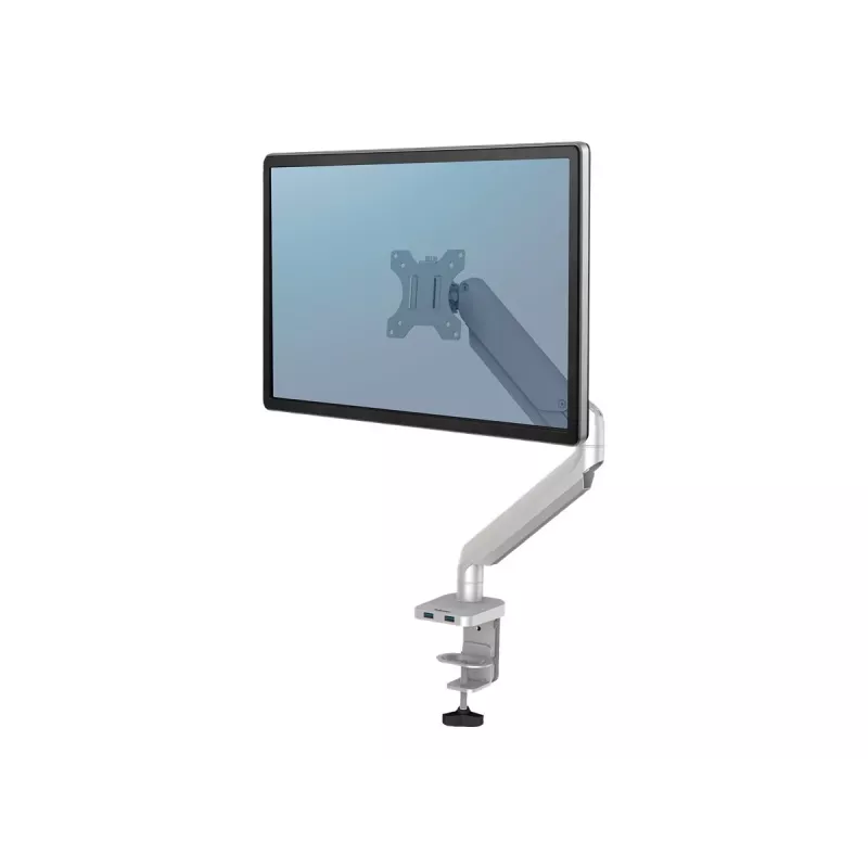 Fellowes Platinum Series Monitor Mount - Adjustable Arm - Aluminium - Silver - Screen Size up to 68,6 cm (27 inch)