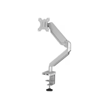 Fellowes Platinum Series Monitor Mount - Adjustable Arm - Aluminium - Silver - Screen Size up to 68,6 cm (27 inch)
