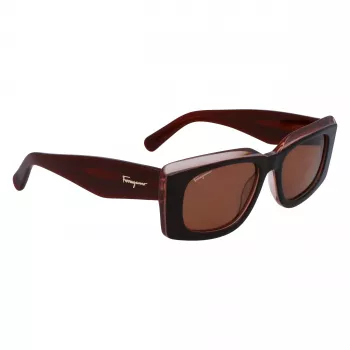 FERRAGAMO SF1079S-211 Sieviešu saulesbrilles Havana Brūns gradients 54mm