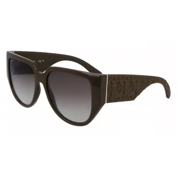 Ferragamo SF1088SE-324 Sieviešu Butterfly Saulesbrilles Havana Brūns Gradients 57mm