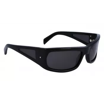 Ferragamo SF1099S-001 Unisex Saulesbrilles Melns Pelēks 63mm
