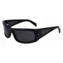Ferragamo SF1099S-001 Unisex Saulesbrilles Melns Pelēks 63mm