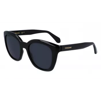 FERRAGAMO SF2000S522100 Sieviešu saulesbrilles Havana Acetāta rāmis Grey Gradient Lēcas 52/21/145 mm