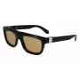 FERRAGAMO SF2009S-011 Vīriešu saulesbrilles – melns rāmis, pelēkas lēcas, 56/21/145 mm