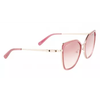 FERRAGAMO SF293S-774 Sieviešu saulesbrilles Havana acetāta rāmis Brūnas gradienta lēcas 54/19/140 mm