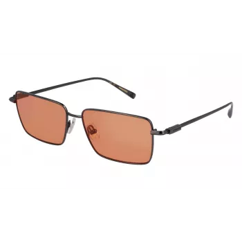 Ferragamo SF309S5715017 Vīriešu saulesbrilles - Melns acetāta rāmis, Pelēkas polikarbonāta lēcas, 57mm
