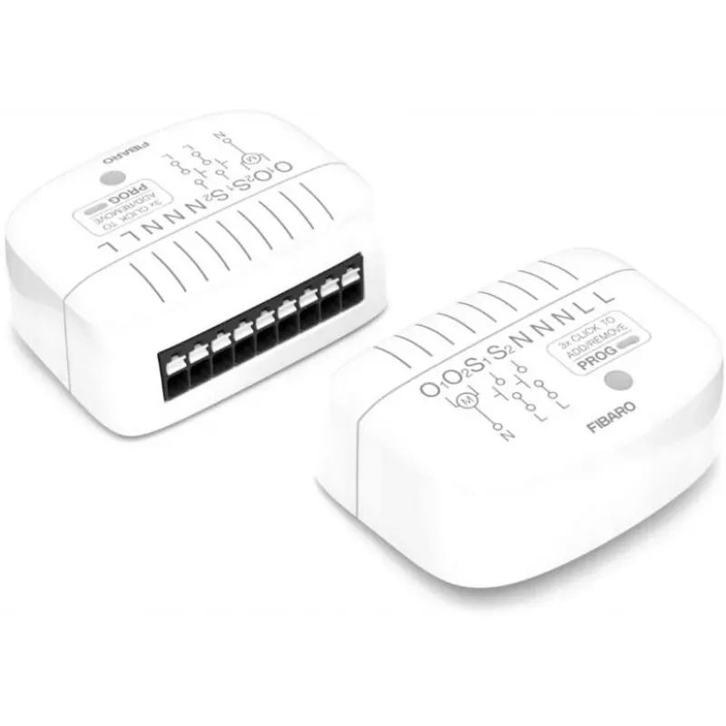 Fibaro FGR-224 Roller Shutter 4 Z-Wave Plus žalūziju un rullo aizkaru vadības modulis