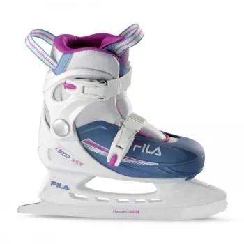 Fila J-ONE G ICE HR Bērnu regulējamās daiļslidošanas slidas – EU 31-35, Balta/Gaiši zila
