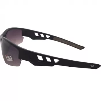 FILA SF215-71PC1 Vīriešu saulesbrilles - Melns rāmis, Pelēkas lēcas, UV400 aizsardzība
