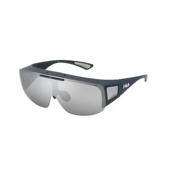 FILA SFI126-996QSP Vīriešu sporta saulesbrilles – melns rāmis, UV400 aizsardzība