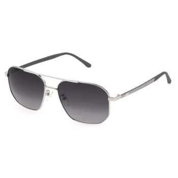 FILA SFI300V58579P vīriešu polarizētas saulesbrilles - melns rāmis, pelēkas lēcas 58/16/140 mm