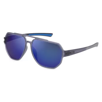 FILA SFI301-607F6P vīriešu polarizētas saulesbrilles – melns rāmis, pelēkas lēcas, 60/14/140 mm