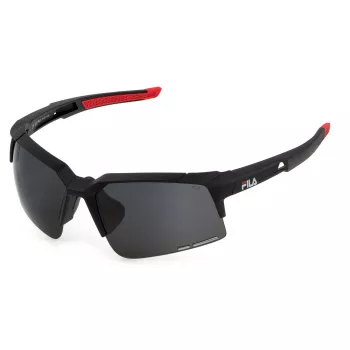 FILA SFI515 Unisex Saulesbrilles Matēti Melni Dūmu Pelēki 67mm