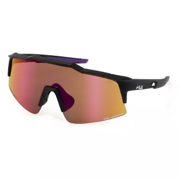 FILA SFI516-990965 Unisex saulesbrilles – Shield rāmis, Smoke lēcas, UV400 aizsardzība
