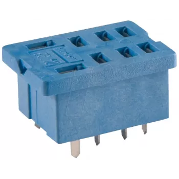 Finder 96.14 PCB montāžas ligzda 56.34 relejam, 14 kontakti, 10A, 250V, melna