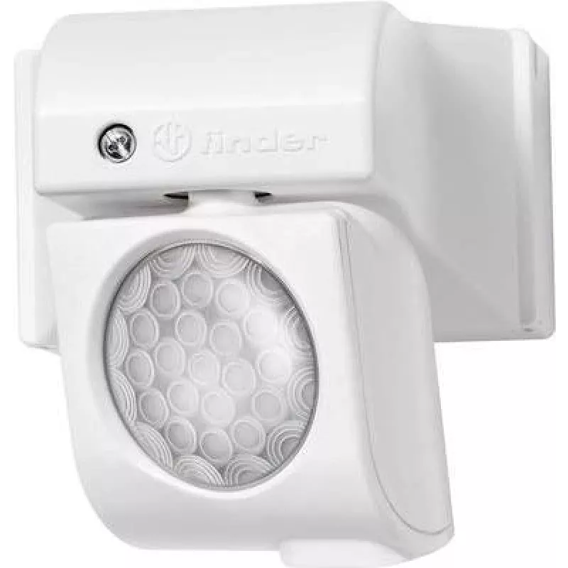 Finder Type 18.A1 infrasarkanā kustības detektors, 110-230V AC, 180° 12m diapazons, 1 NO 10A, IP54, balts 18.A1.8.230.0000