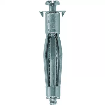 FISCHER HM 4x46 S B dobuma enkurs - cinkots tērauds, M4, 20 gab. komplektā ar skrūvēm, sudraba