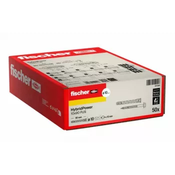 FISCHER HybridPower 10x90 Enkurs 50 Gab. Ar Ugunsdrošu Atslēgu