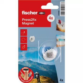 fischer Press2fix stiprinājuma magnēts 10 mm neodīms, 4 gab. komplekts 570492