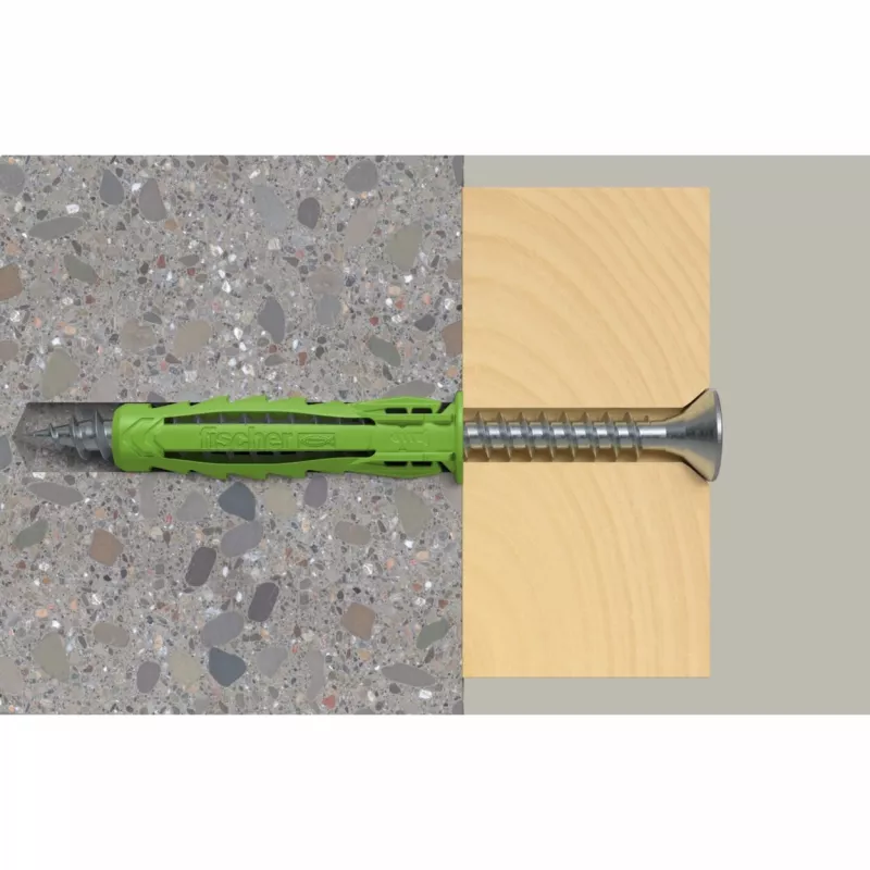 Fischer SX Plus Green 8x40 S K dībeļi ar skrūvēm, 10 gab. (567864)