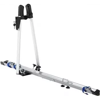 Fischer Xtreme Jumta Velosipēdu Turētājs 1 Ritenim – 15 kg Slodze, Alumīnija Rokturis, Slēdzams, TÜV/GS (18093)