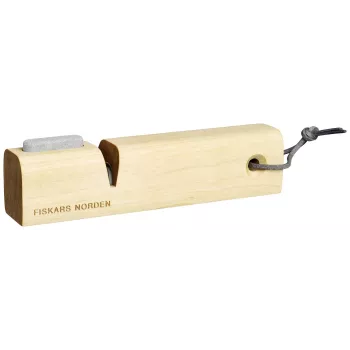Fiskars Norden Nažu un cirvju asināmais N7 - 2 pakāpju keramikas, fiksēti leņķi 26°/30°, neslīdoša pamatne, melns/pelēks