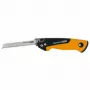 Fiskars Pro Compact salokāms zāģis, 160 mm asmens, divi asmeņi, SoftGrip rokturis, drošības fiksators