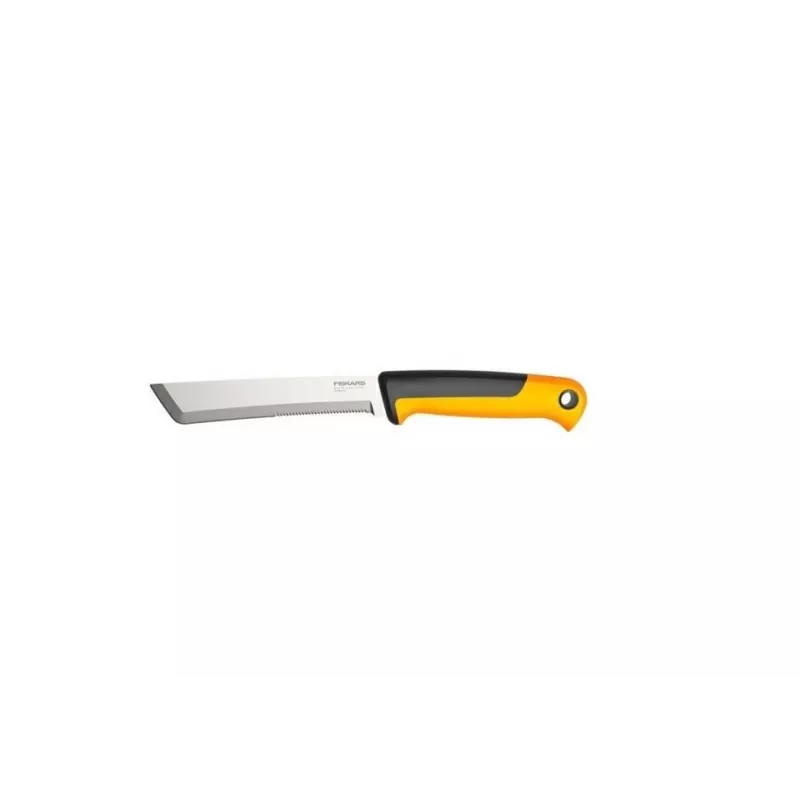 Fiskars X-series K82 ražas novākšanas nazis, nerūsējošā tērauda asmens, SoftGrip rokturis, 15 cm, melns/oranžs