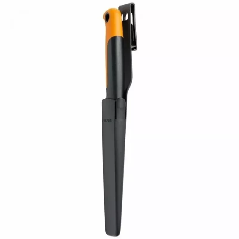 Fiskars X-series K82 ražas novākšanas nazis, nerūsējošā tērauda asmens, SoftGrip rokturis, 15 cm, melns/oranžs