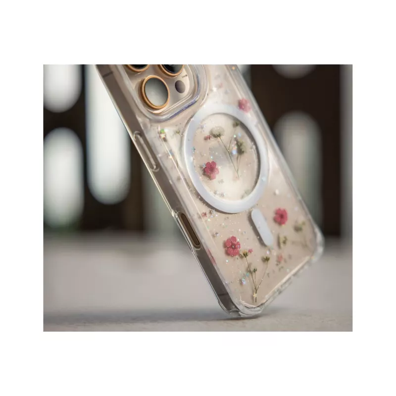 FIXED MagBloom Maciņš Apple iPhone 17 Pro Max, Blush Plum