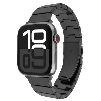 FIXED Resin Strap pro Apple Watch 44/45/46/49, Carbon Black
