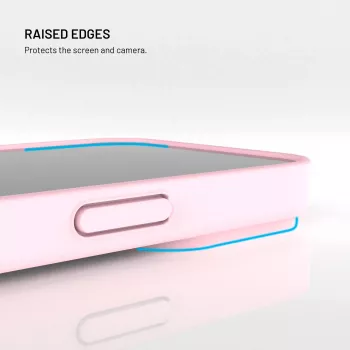 Fixed Story aizmugures vāciņš Xiaomi 17 Ultra, gumijots, rozā