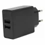 FLEPO NT-USB-103 USB lādētājs 2 porti 100-240V AC uz 5V DC 3A 15W Balts