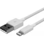Flexline USB lādēšanas un sinhronizācijas kabelis, USB-A uz 8-Pin (Lightning), 2.0, ABS, Balts, 5.0m (FL31-12048)
