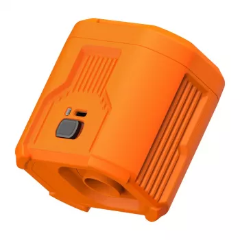 Flextail Evo Pump 3 pārnēsājamais gaisa sūknis un kempinga laterna (Oranža)
