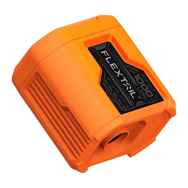 Flextail Evo Pump 3 pārnēsājamais gaisa sūknis un kempinga laterna (Oranža)