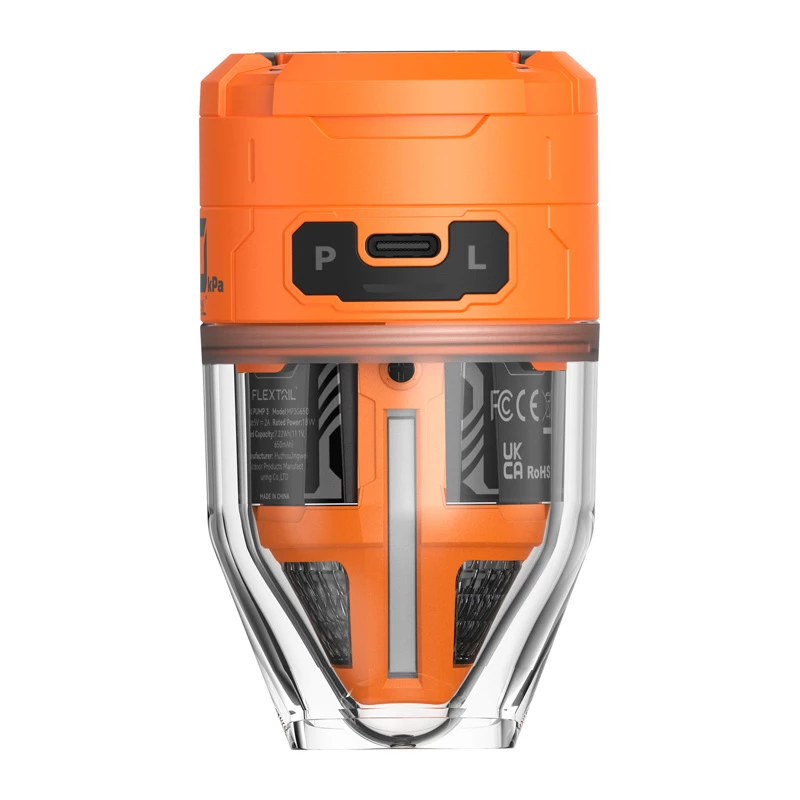 Flextail Max Pump 3 pārnēsājamais sūknis, oranžs