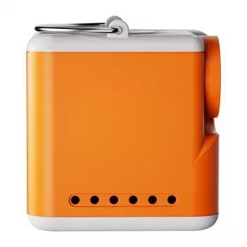 Flextail Nano Pump 5C2 portatīvais gaisa sūknis (oranžs) – USB-C uzlādējams, 180 l/min, IPX4