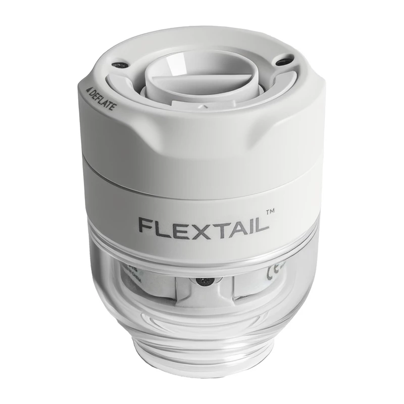FLEXTAIL Tiny Pump 3X pārnēsājams elektriskais sūknis, LED lukturis, USB-C, balts