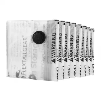 Flextail Vacuum Storage Bags Size M (2-Pack) – vidēja izmēra vakuuma maisi apģērbiem, gultasveļai un dvieļiem