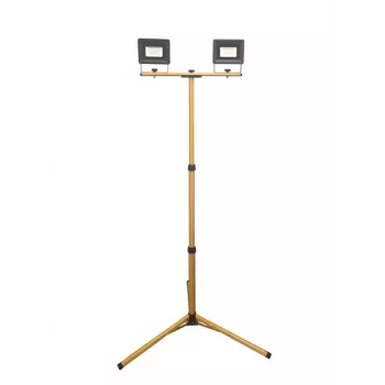 FLOODLIGHT E023E LED 2x20W 4000K IP65 Melns