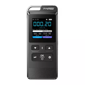FNIRSI GC-02 Kodolradiācijas detektors ar Geigera-Millera cauruli, Alfa/Beta/Gamma/X-Ray, 2,8 inch TFT, USB-C