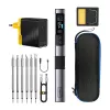 FNIRSI HS-02A F 100W Smart Lodāmurs ar USB-C PD3.0, OLED Displeju, T12 Savietojams