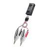 FNIRSI LCR-ST2 Plus LCR testeris, 100 Hz–100 kHz, L/C/R/ESR/D/Q, krāsu displejs, uzlādējams
